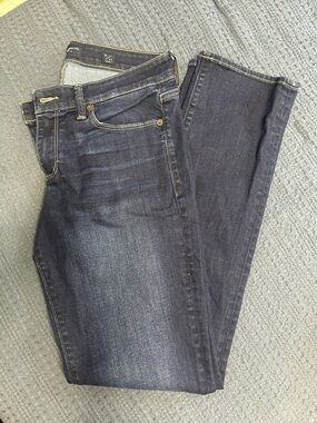 Lucky Brand Dark Indigo Jeans mid rise straight leg